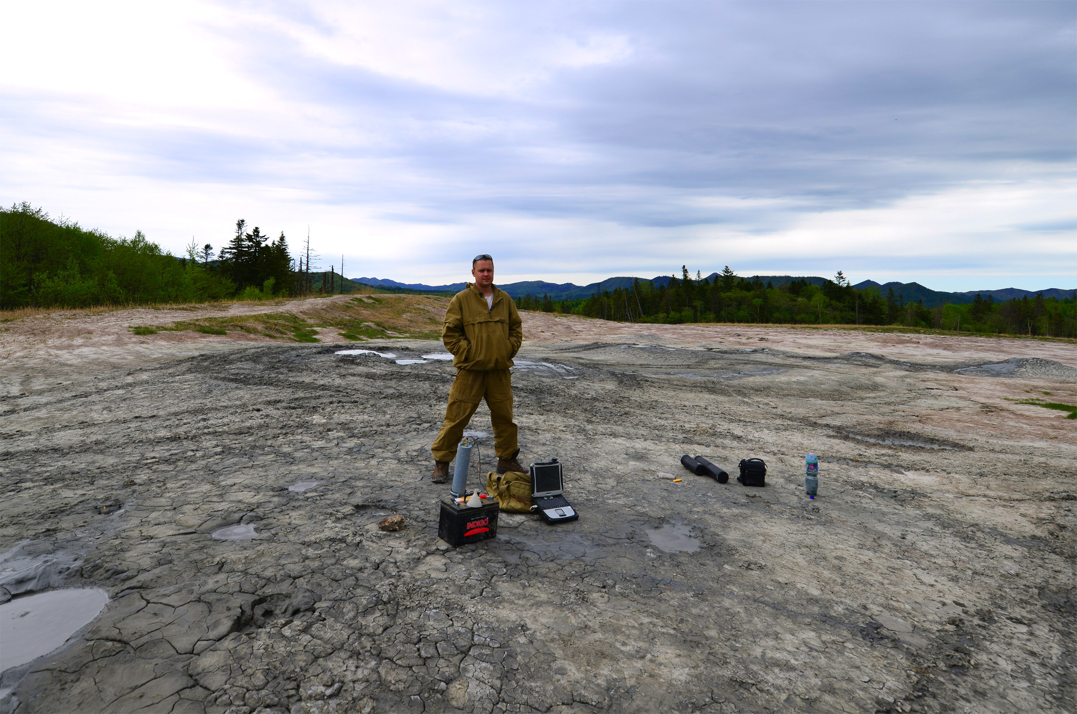 Yuzhno-Sakhalinsk mud volcano monitoring