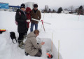Совместные полевые исследования снежного покрова с японскими и российскими коллегами (г. Момбецу, Япония)