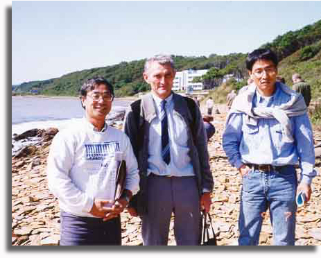 Ю.Захаров с японскими коллегами